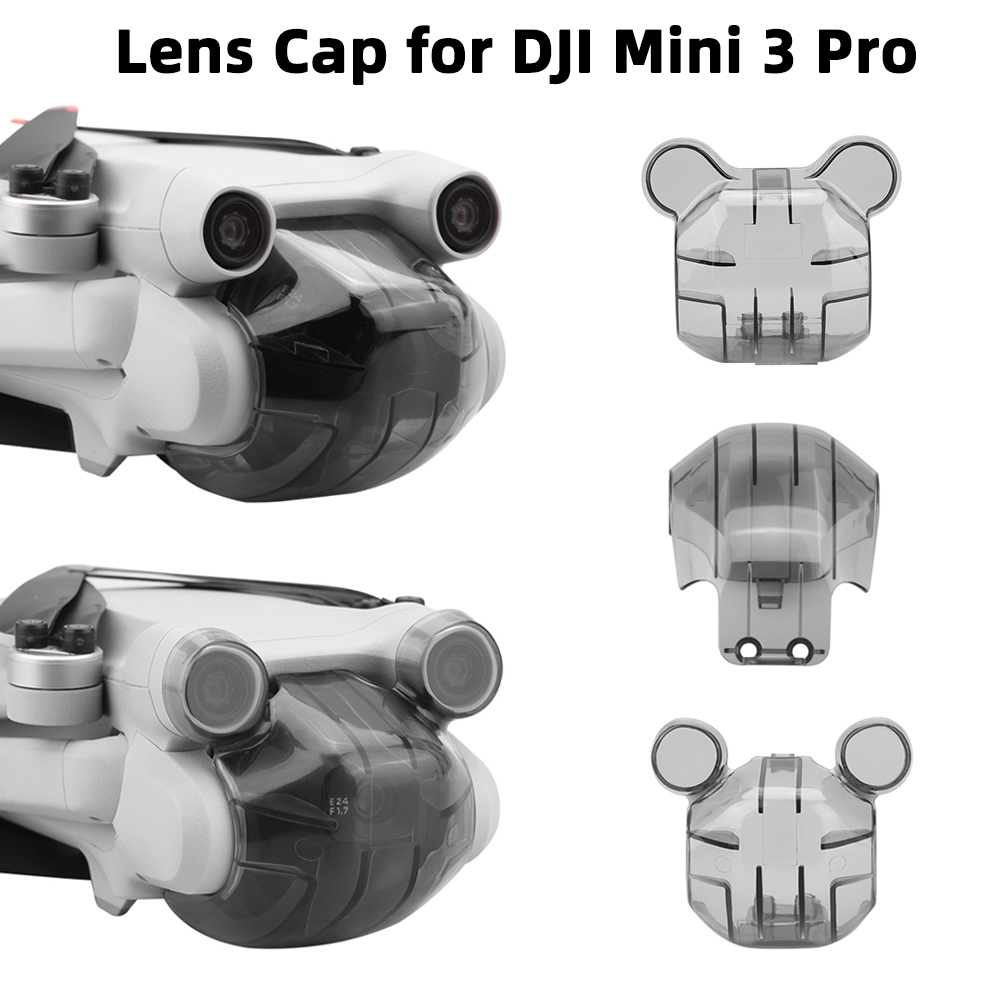 Tutup Lensa BRDRC untuk DJI Mini 3 Pro Drone Pelindung Gimbal Penutup Kunci Pelindung Kamera Pelindung Anti Gores Aksesori Fixer Alat Peraga