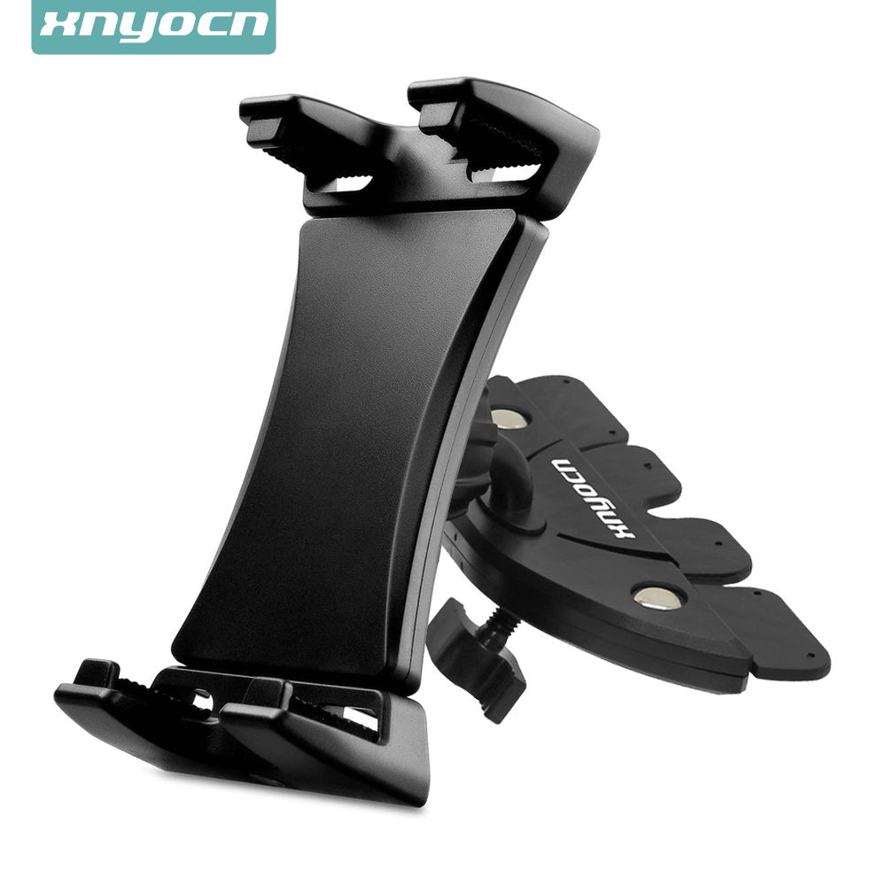 Xnyocn Universal 5-3 Zoll Tablet Ständer Halter Auto CD Slot Tablet Halterung Handy Halterung Für iPad Mini Pro Samsung iPhone