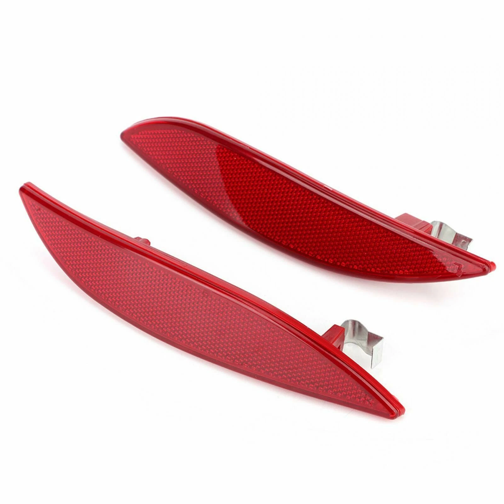 1 Pair Car Rear Bumper Reflectors 265650004R Replacement For Megane III Hatchback 2008 - 2016 Fluence 2010 - 2016