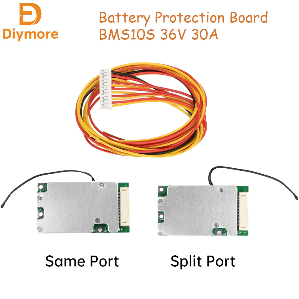 10S 36V 30A Gleicher Anschluss/Getrennte Anschlüsse Split-Port Mit Balanciertem Lithium-Batterie Elektrofahrzeug-Batterieschutz-Board BMS