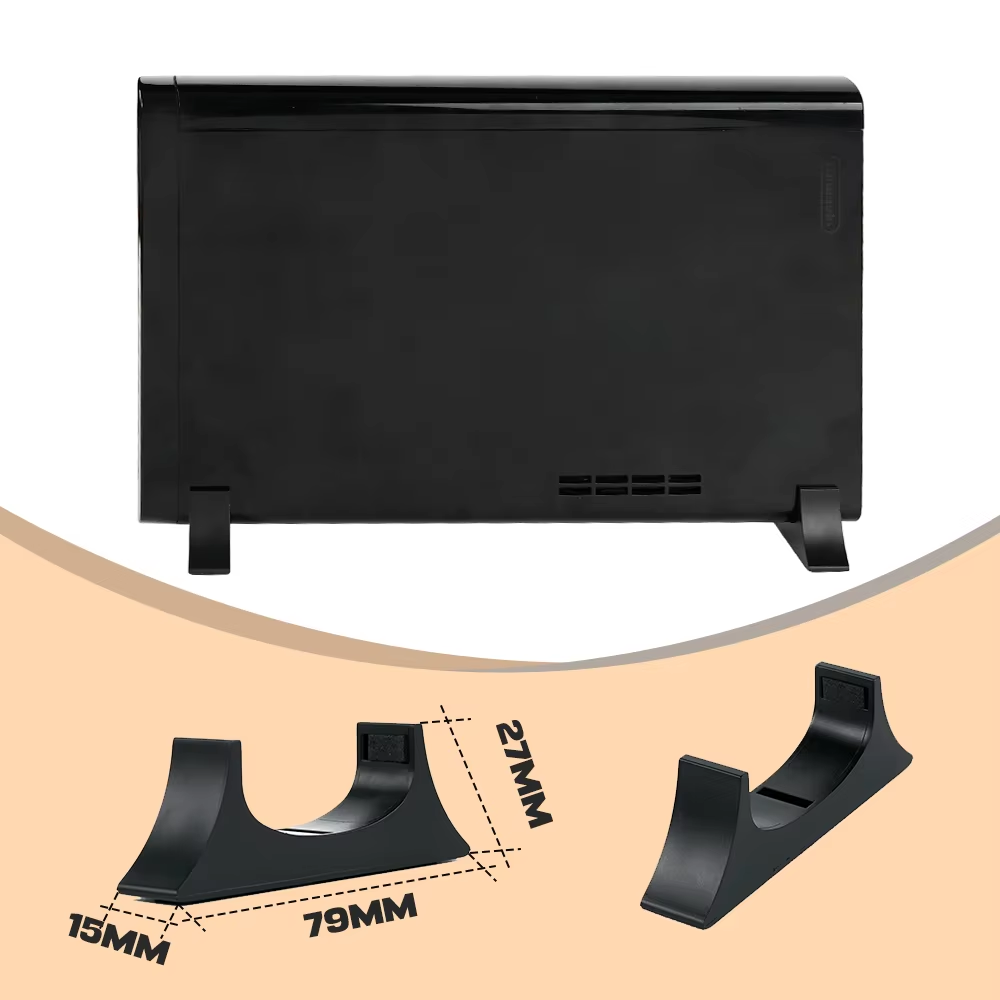 RetroScaler Printed Feet Horizontal Stand Cooling Foot Bracket Accessories For Nintendo Wii U Game Console