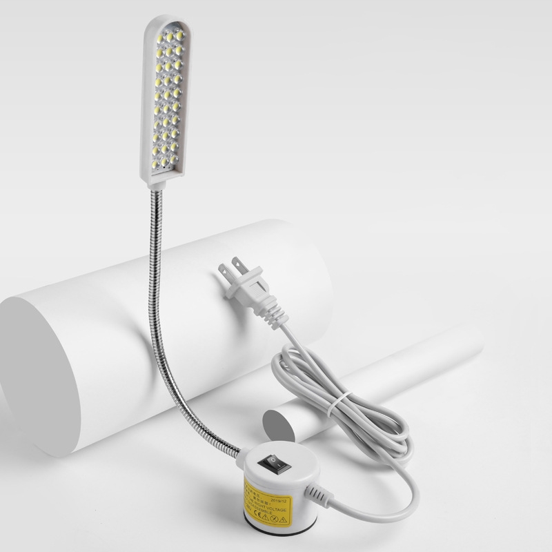 Lampe LED pour Machine à coudre 360 lampes de travail à col de cygne réglables et flexibles lumières industrielles avec Base magnétique pour établi nouveau 2024