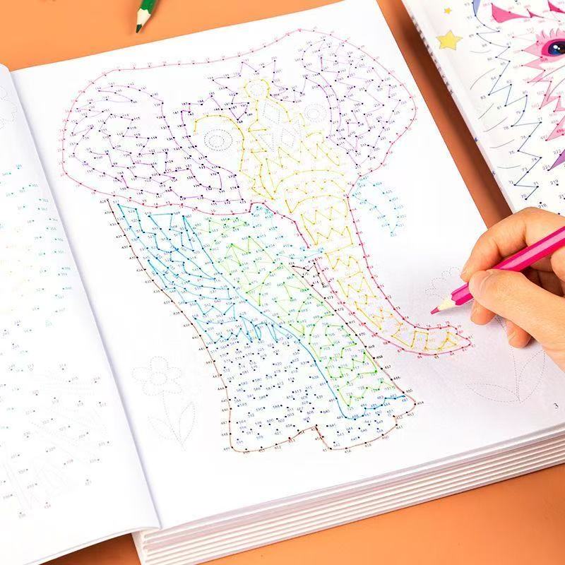 Tracing Workbook Books Pen Control Training Early Childhood Exercise Book Maze Book Digital Connection Drawing Copybook