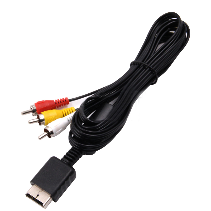 1.8 M 3RCA TV Adapter Cable AV Cable Audio Video Cable for Sony Playstation 2 3 PS2 PS3 Multimedia of Audio Line
