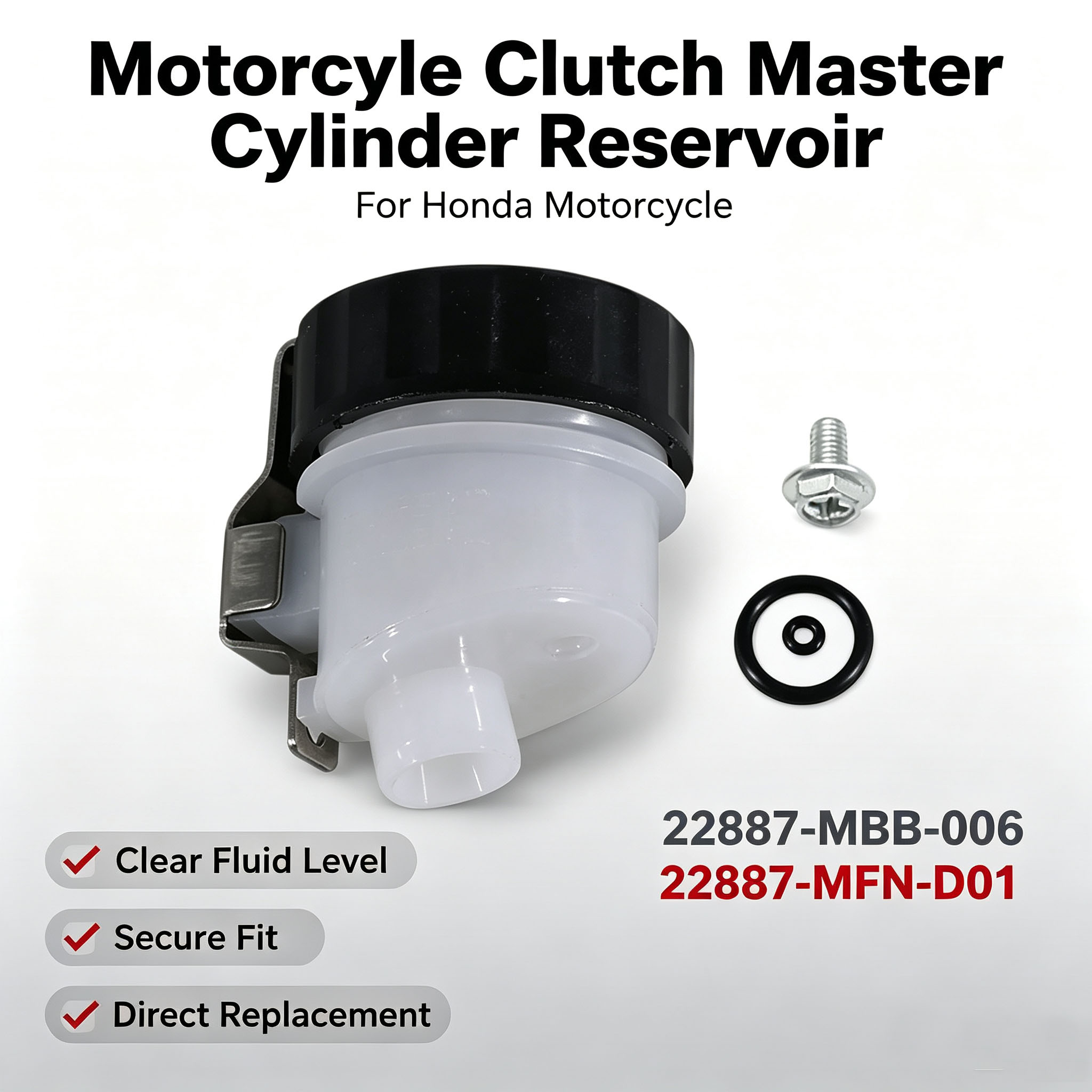 Чашка резервуара масляного цилиндра сцепления для Honda CBR1000 CBR1000RR VTR1000 VTR1000F RVT1000R RC51 CB1000 GSXR1000 22887-MBB-006