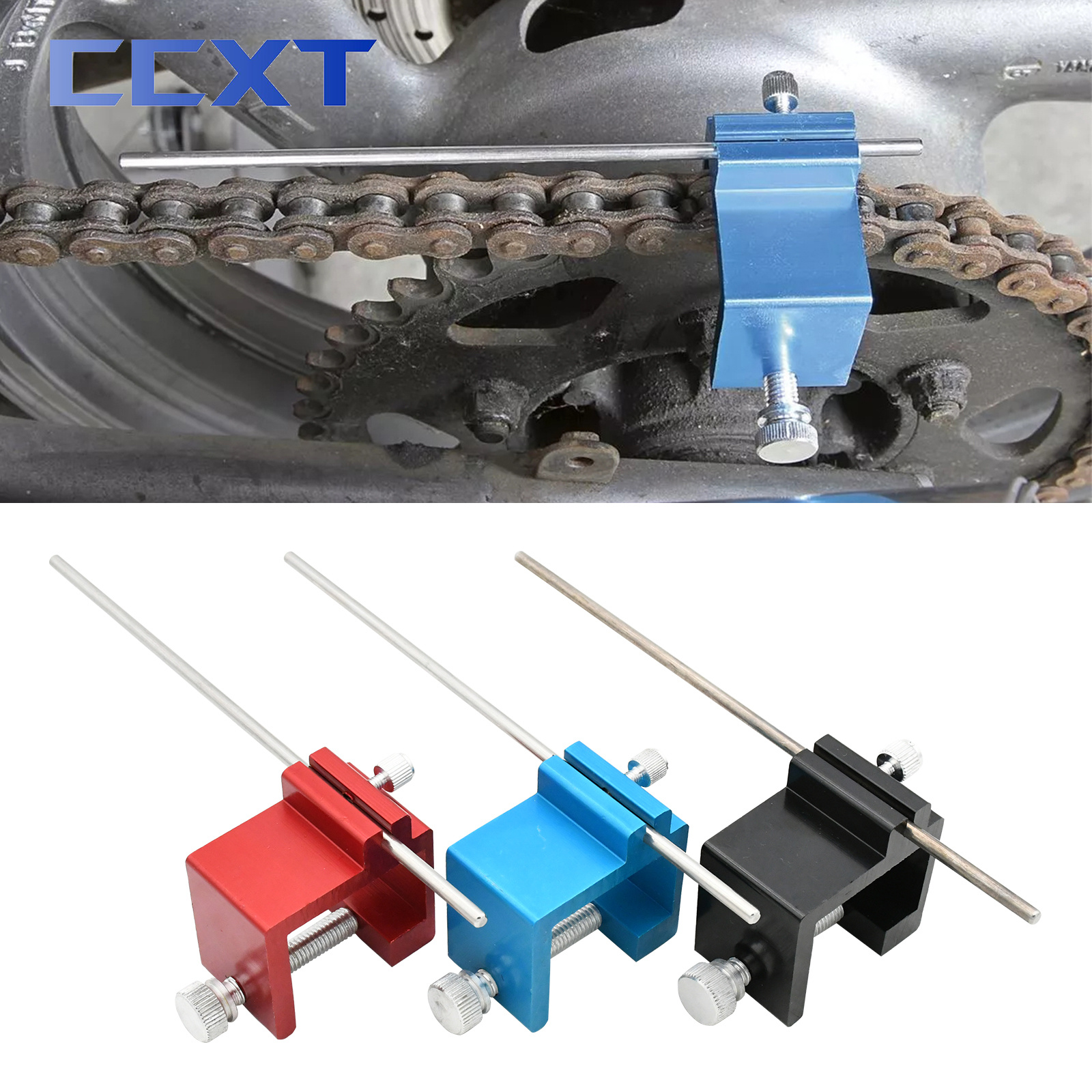 Ferramenta universal de alinhamento de roda dentada de corrente de motocicleta, ferramenta de alinhamento de corrente atv para ktm honda yamaha kawaasaki suzuki beta ducati