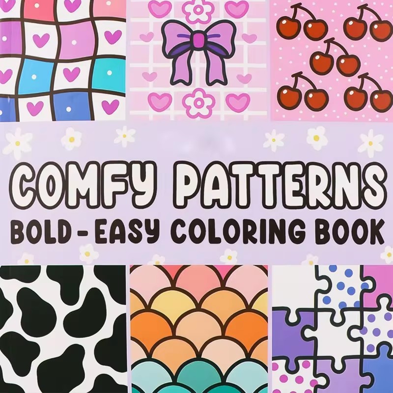 Libro para colorear calmante Arte brillante para aliviar el estrés Regalo perfecto para el día de San Valentín Navidad Año nuevo Aniversario y cumpleaños