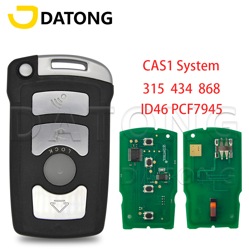 Datong Wereld Auto Afstandsbediening Sleutel Voor Bmw 7 Serie E65 E66 CAS1 Systeem 315/433/868Mhz ID46 PCF7945 Chip Vervanging Auto Smart Controle