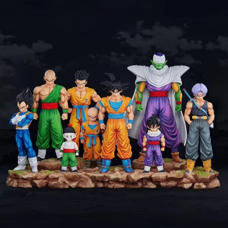 28 см аниме Dragon Ball дети Krillin Son Gohan стволы ПВХ фигурки героев модель коллекция украшения рабочего стола игрушки подарки для детей