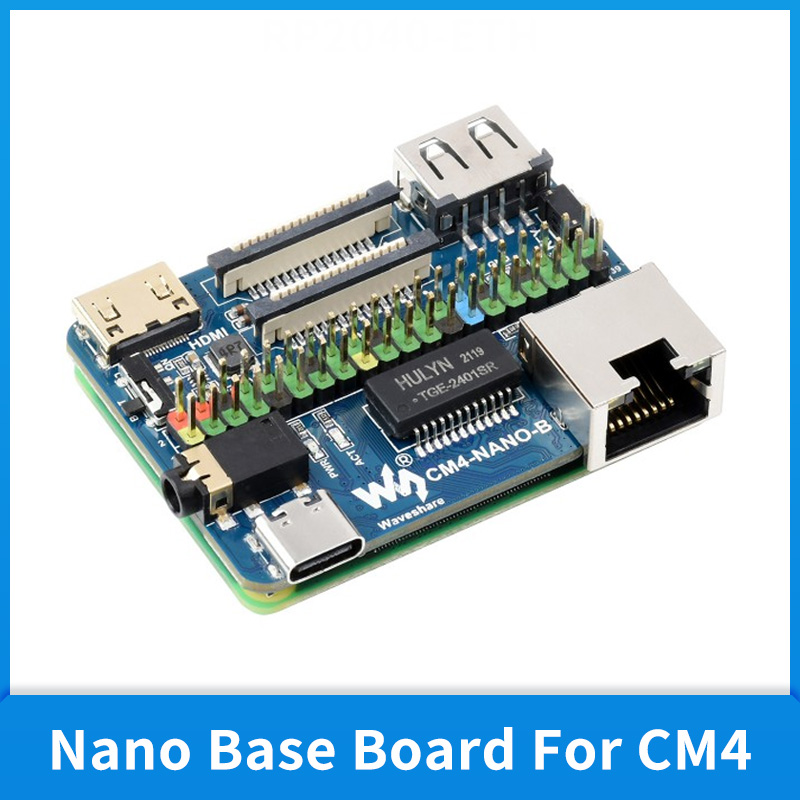 Raspberry Pi Compute Module 4 CM4 Nano Base Board (B) z interfejsem RPi 40PIN GPIO dla Compute Module 4 Lite / eMMC
