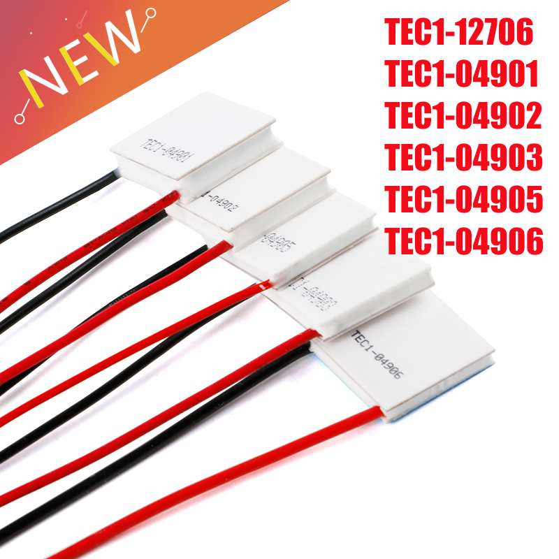 TEC1-12706-enfriador termoeléctrico Peltier, módulo de elementos, TEC1, 04901, 04902, 04903, 04905, 04906, 40x40MM, 12V, 5V