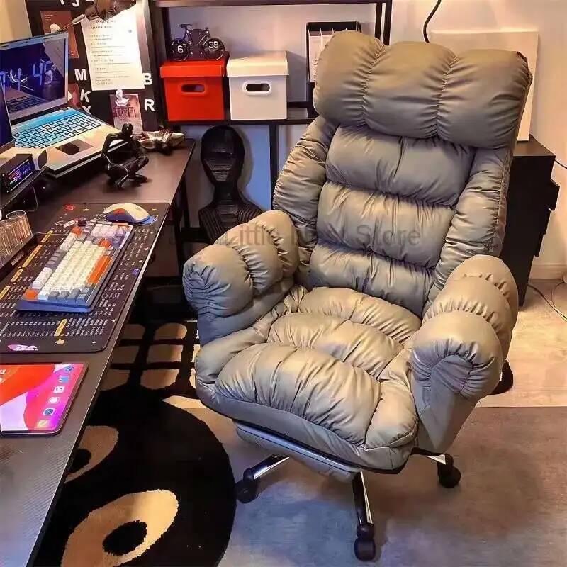 Luie zittende comfortabele nieuwe stoel, computerfauteuil voor thuisgebruik, internetcafégame E-sportstoel, rugleuning bureaustoel