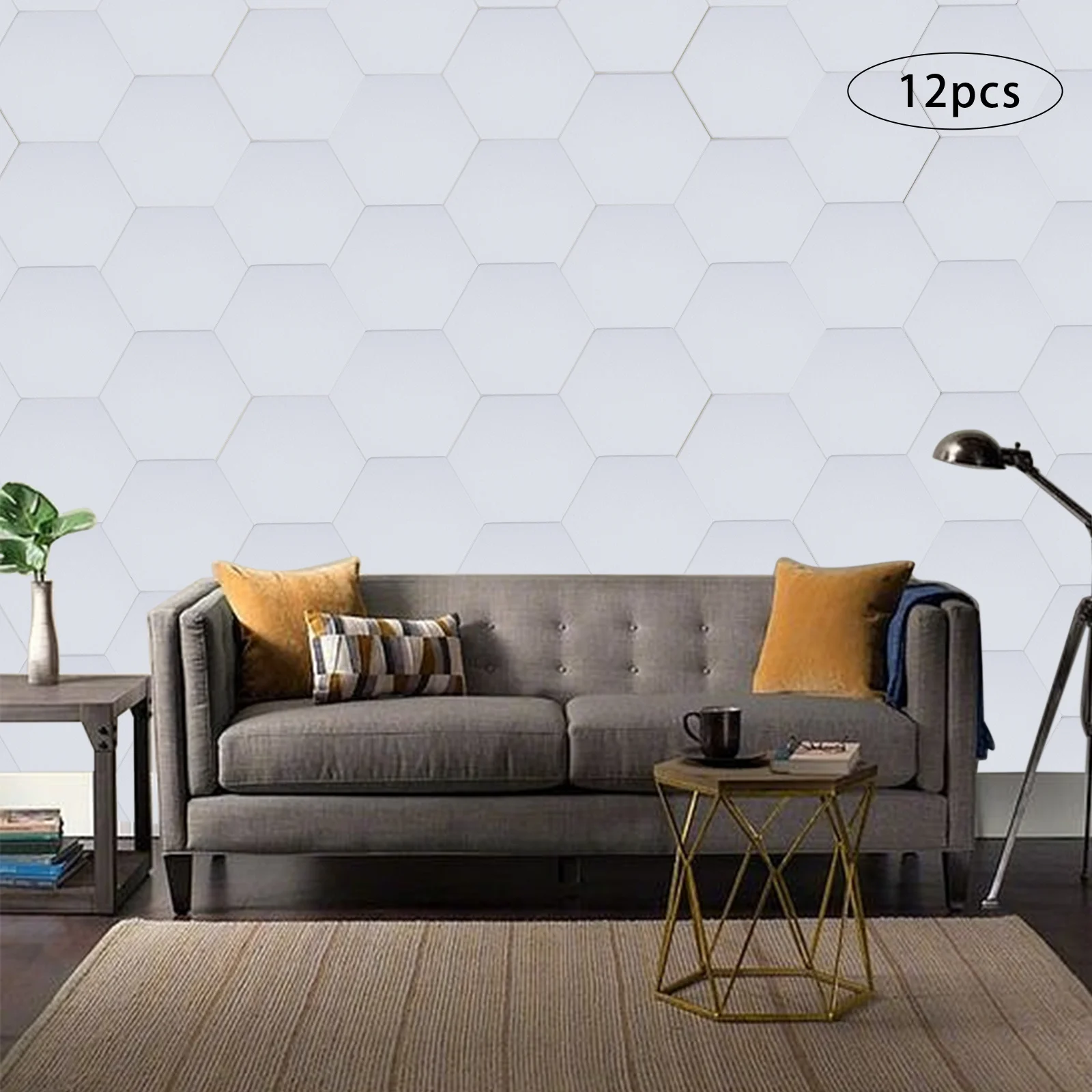 Mais novo pacote de 12, parede de isolamento acústico de alta densidade de espuma acústica para decoração de parede e tratamento acústico, painel de isolamento acústico