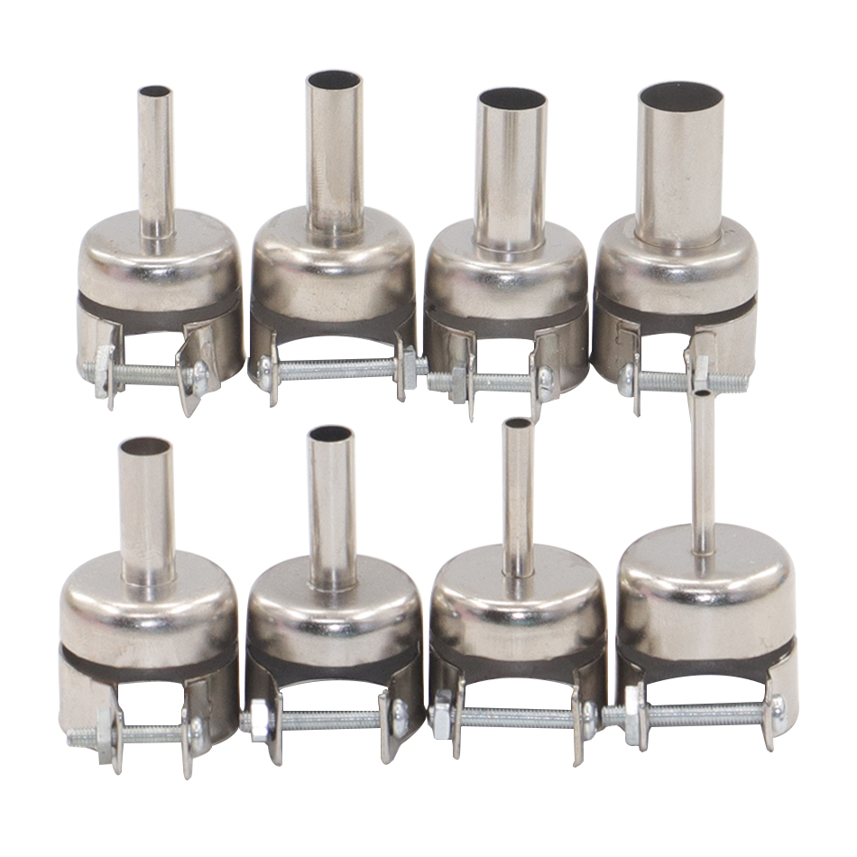8ชิ้น/ล็อตหัวฉีด BGA850 SMD หัวฉีดปืนลมร้อนสำหรับ Saike Yihua gordak 850 852D 952D 909D 862D 853D + 853AAA 852D ++