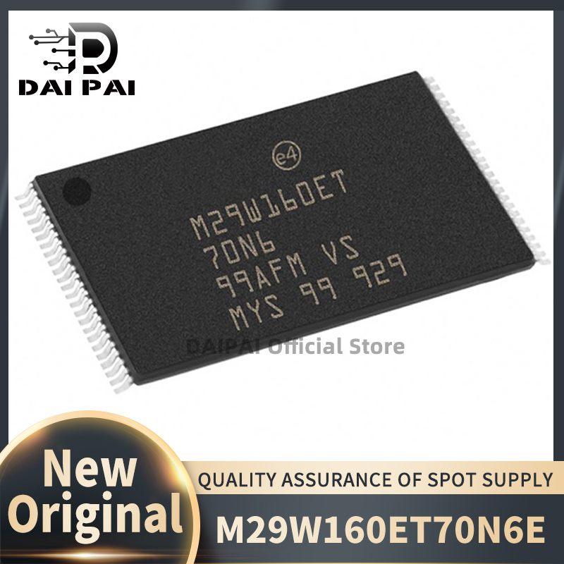 5 stks/partij Originele M29W160ET70N6E M29W160ET TSOP-48 Geheugen Chipset 100% Nieuwe en Echte
