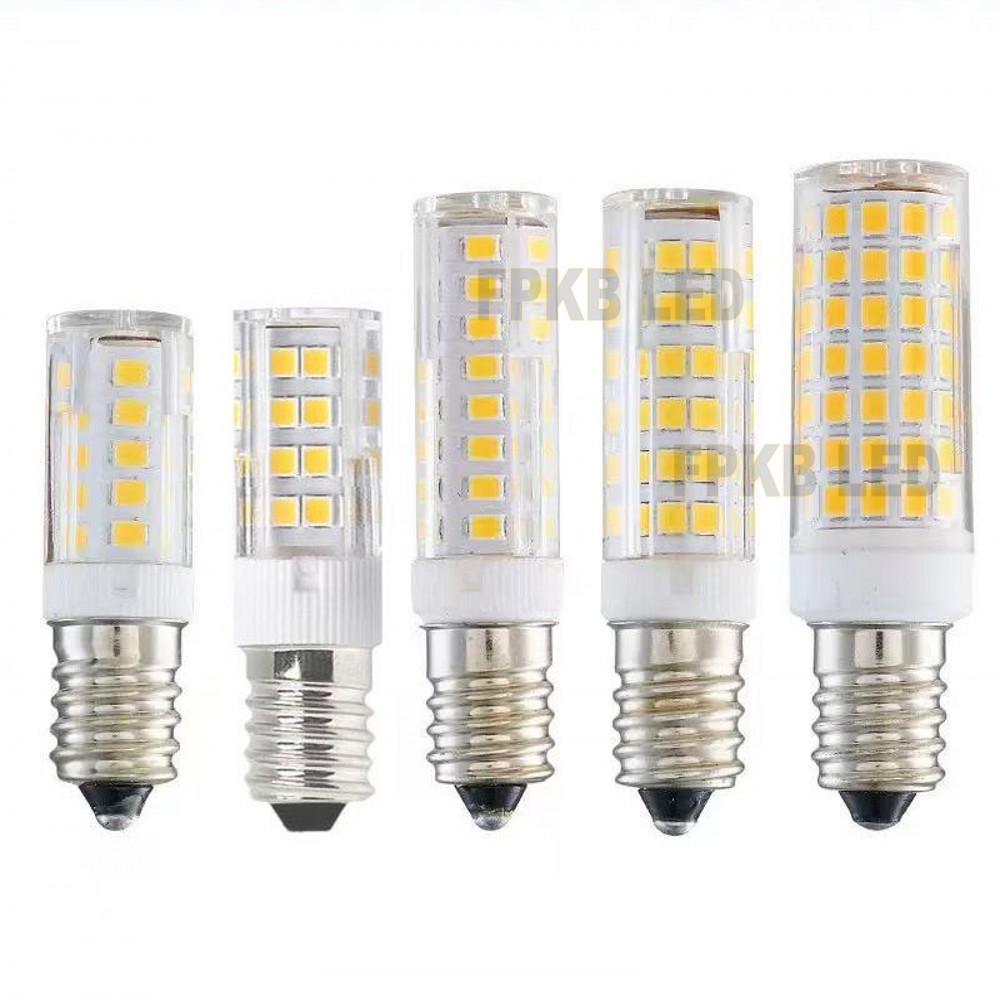 18W 15W 12W 9W 7W E14 LED 전구 램프 220V-240V 미니 옥수수 전구 2835SMD 360 빔 각도 할로겐 샹들리에 조명 교체