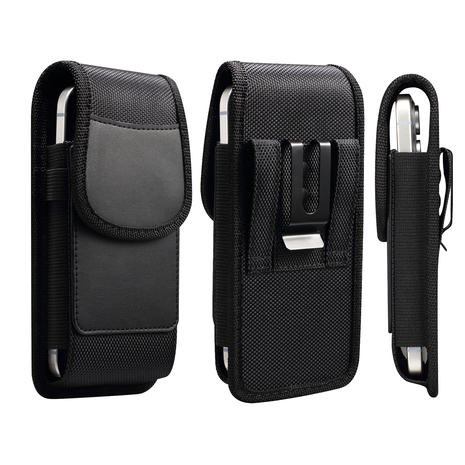 Custodia in nylon con clip da cintura per Samsung Galaxy A16 A26 A36 A56 A15 A35 A55 A14 A54 A33 A53 A73 A52 M35 5G Custodia per fondina
