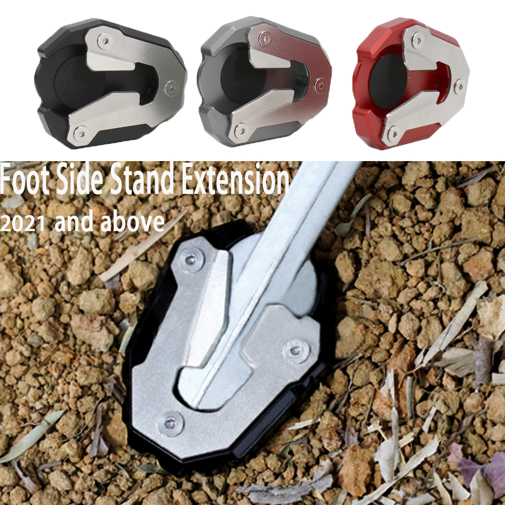 Pour Tiger900 RALLY PRO TIGER 900 GT bas moto aluminium béquille Extension béquille latérale agrandisseur plaque support latéral