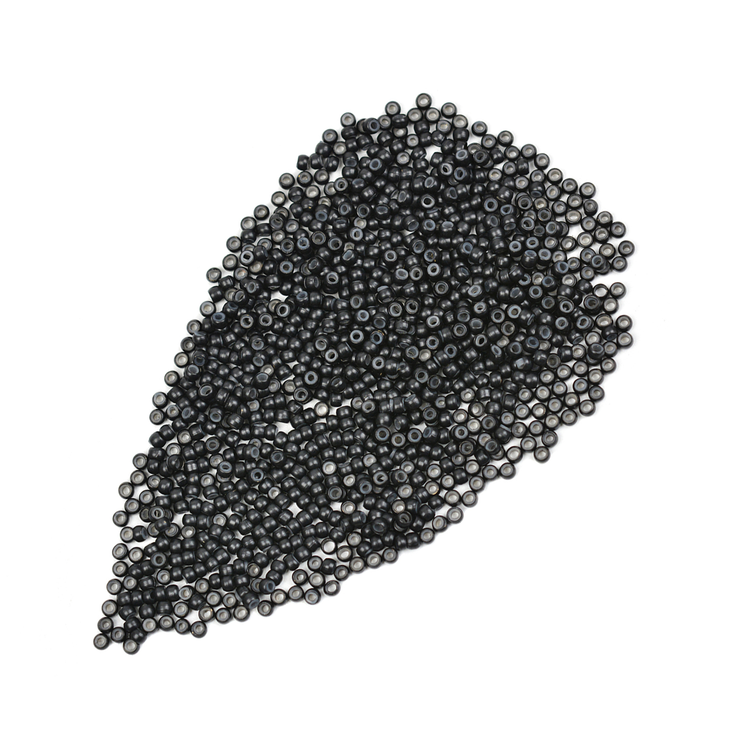 500 Pcs Microring Hair Extensions 3.0X1.5X1.5mm Hair Beads Copper Nano Rings with Silicone Lined Microchip Hair Extensions