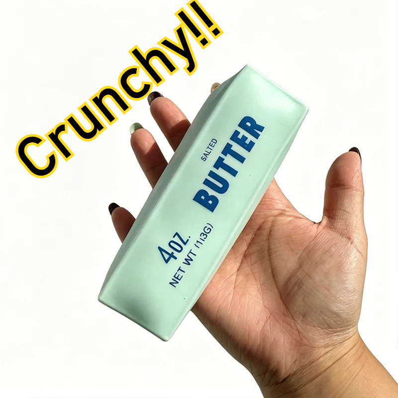 Boterstaafjes Squishy Stressbal Fidget Toy Knisperend Knijp Speelgoed Ronde Blokken Gevuld ASMR Anti Stress Ontspannend Hand Relaxatie Cadeau Speelgoed