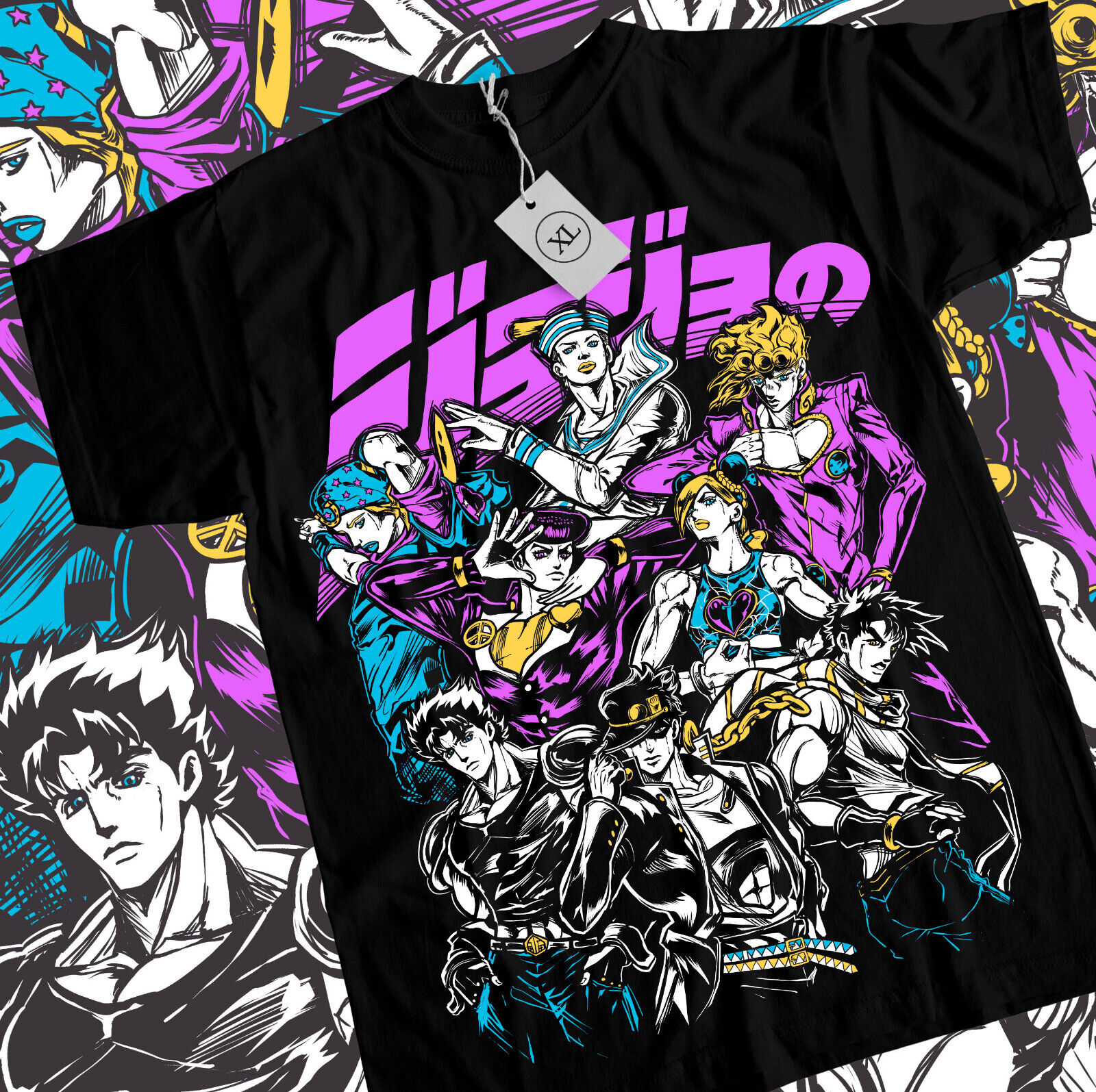 Jojo's Bizarre Adventure T-shirt Anime Manga Design graphique chemise T-shirt toutes tailles