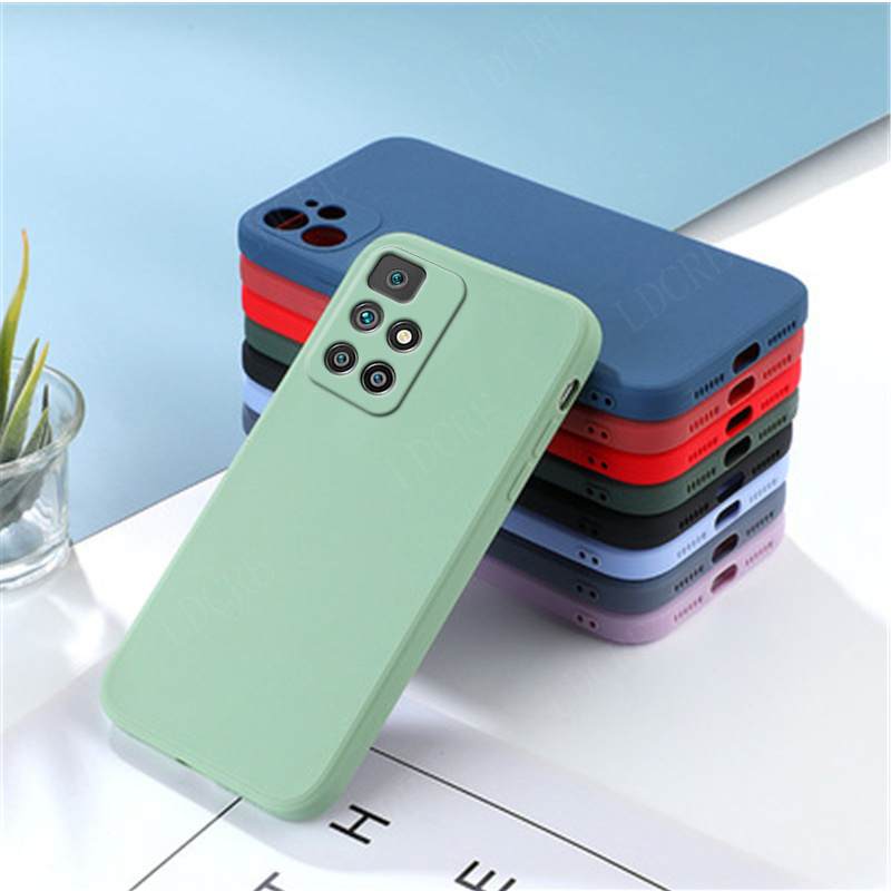 Pour la couverture Xiaomi Redmi 10 étui pour Redmi 10 Capas coque de téléphone armure pare-chocs arrière antichoc souple étui en TPU pour Redmi 10 Fundas 6.5"