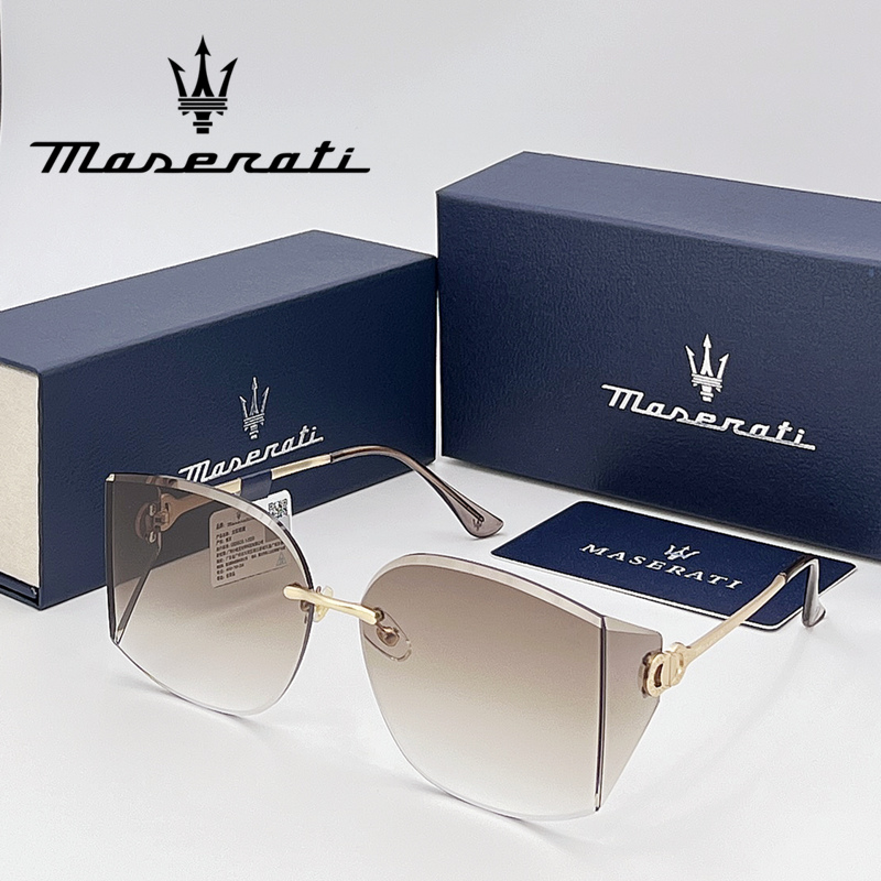 MASERATI Gafas de sol de lujo Diseño de moda Gafas de sol de nailon UV400 Gafas de sol para conducir Ciclismo Playa al aire libre para hombres Mujeres 20493