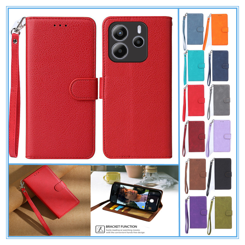 Чехол-книжка для Xiaomi Redmi Note 14 Pro, чехол-флип для Redmi Note 14 Pro Plus, чехол для Redmi Note 14 5G 4G, чехол для Xiaomi Redmi Note 14S