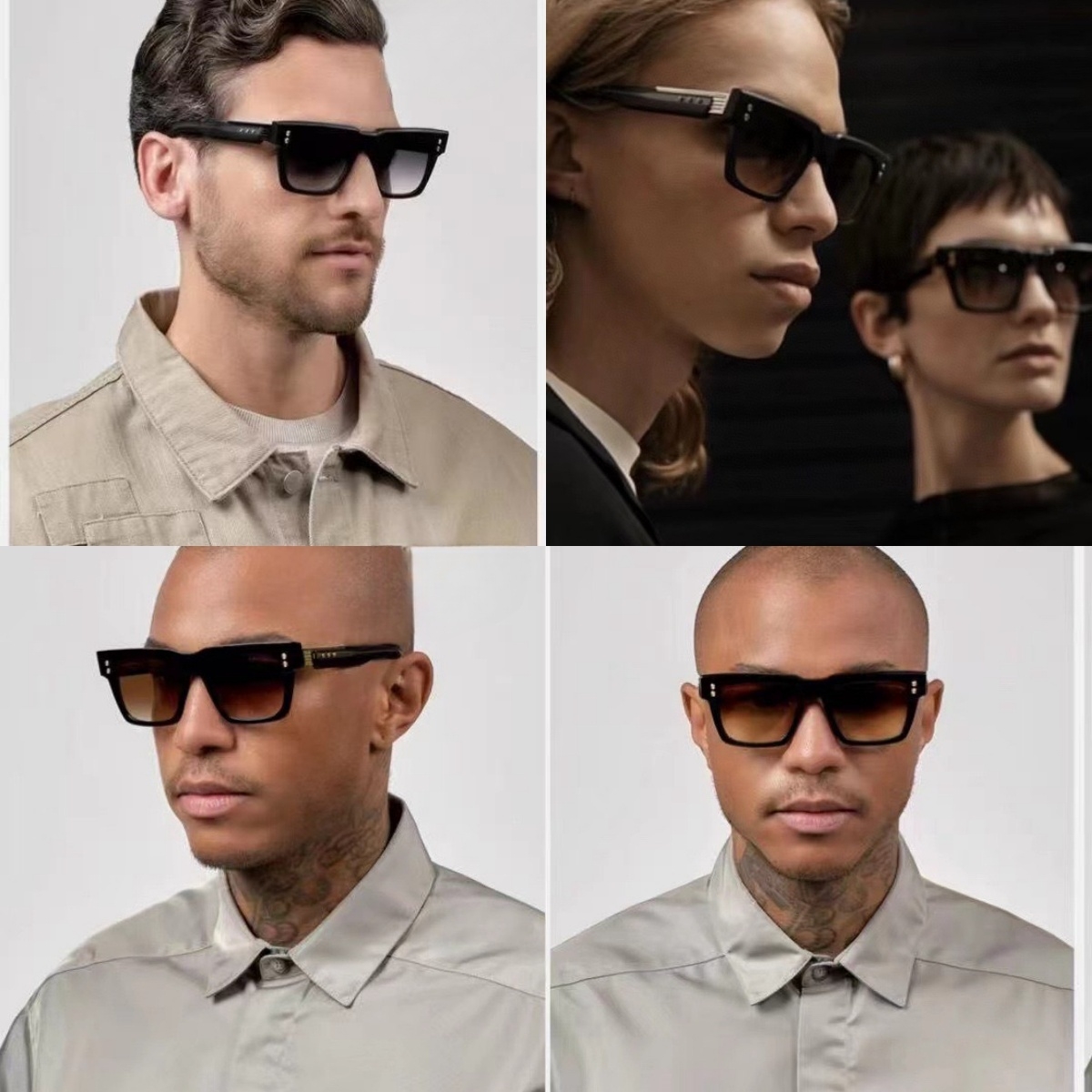 DILTA WARTHEN women's eyepieces 2025 Metal Square Pilot occhiali da sole uomo Outdoor Classic Fashion DTS434 Sunglasses male Man
