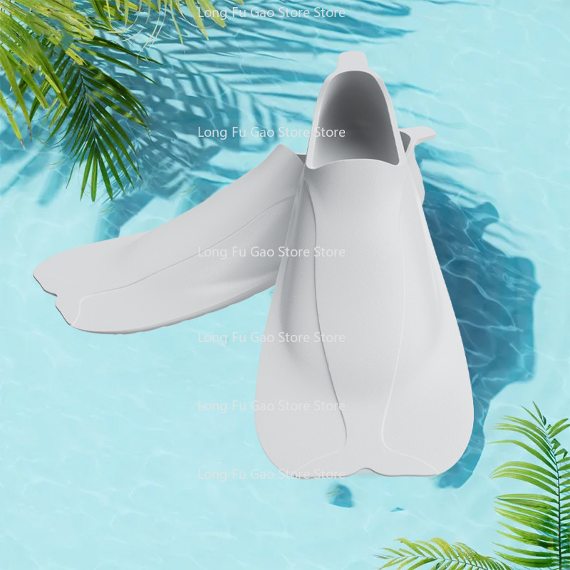 Novas Nadadeiras Coloridas de Silicone Macio e Elástico para Treino de Natação e Mergulho, para Turismo de Verão