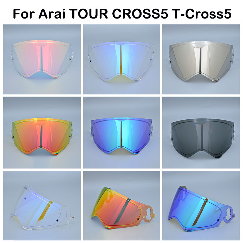Szybka wizjerowa do kasku Arai T-Cross 5 TOUR CROSS 5, soczewka odporna na zarysowania, akcesoria motocyklowe, okulary, Casco Moto