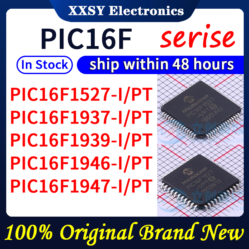 PIC16F1527-I/PT PIC16F1937-I/PT PIC16F1939-I/PT PIC16F1946-I/PT PIC16F1947-I/PT Op voorraad 100% Origineel en Nieuw