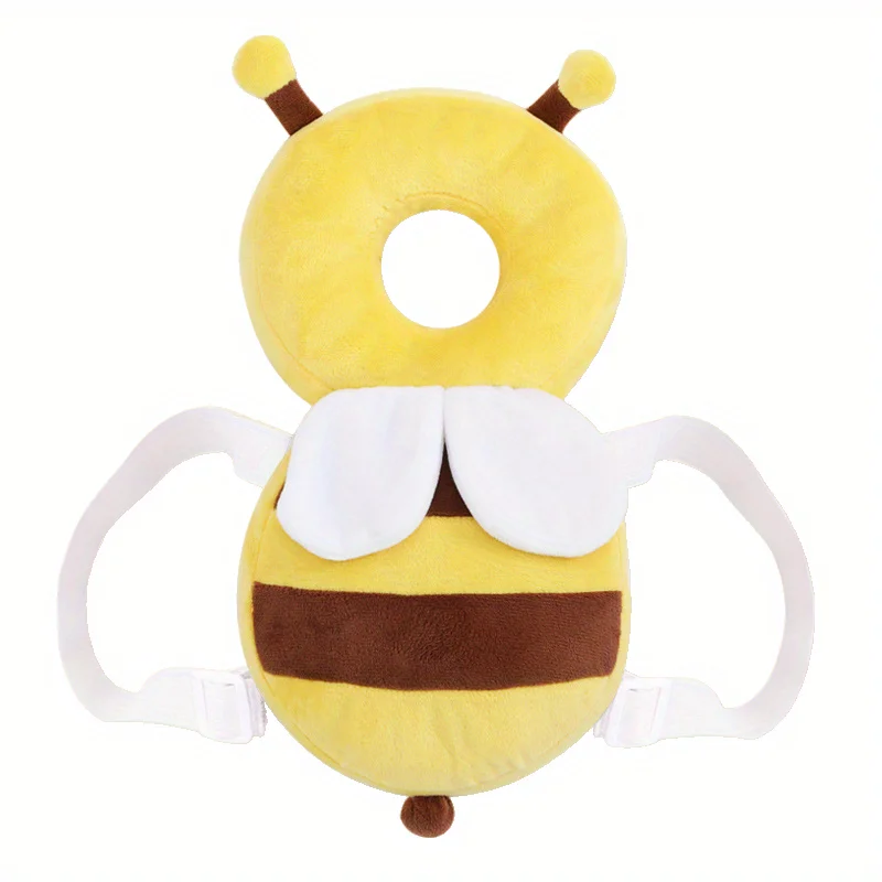 Travesseiro de proteção para cabeça de bebê Little Bee – Chapéu anti-queda respirável adequado para proteção de cabeça de crianças pequenas, presente de Natal