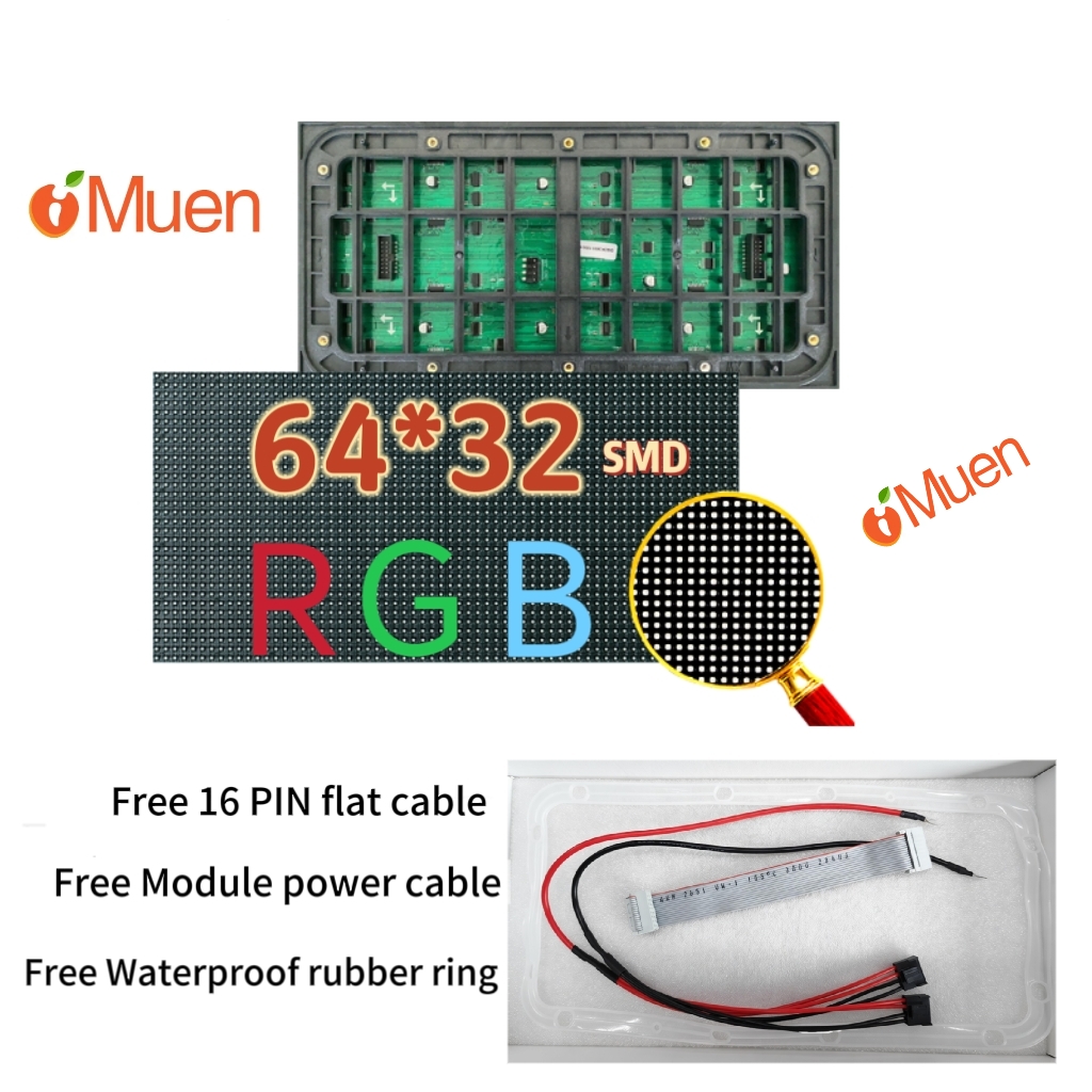 P5 Outdoor LED Screen  Display Module 320x160mm  8scan FULL Color SMD waterproof 64×32dots P5 LED panel Led Board SMD1921