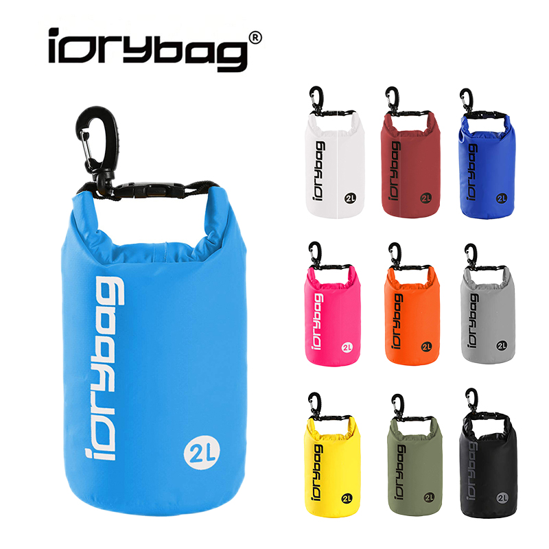 Bolsa Impermeable IDrybag de 2L para Natación, Deportes Acuáticos, Canyoning, con Certificación IPX6, para Viajes, Kayak, Navegación, Playa