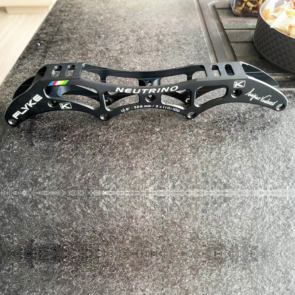 Marcos para patines de velocidad, marco FLYKE NEUTRINO de 3x110-100mm, 3x110 + 1x100, patines profesionales de aluminio, ajedrez, marco para patines en línea