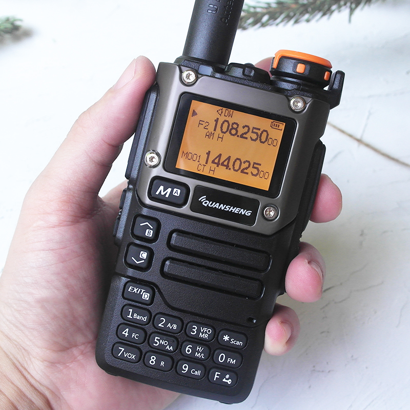 Ricevitore Quansheng a lungo raggio UV K5 (8) Walkie Talkie portatile Am Fm Stazione di commutazione radio bidirezionale Amateur Ham Wireless Set