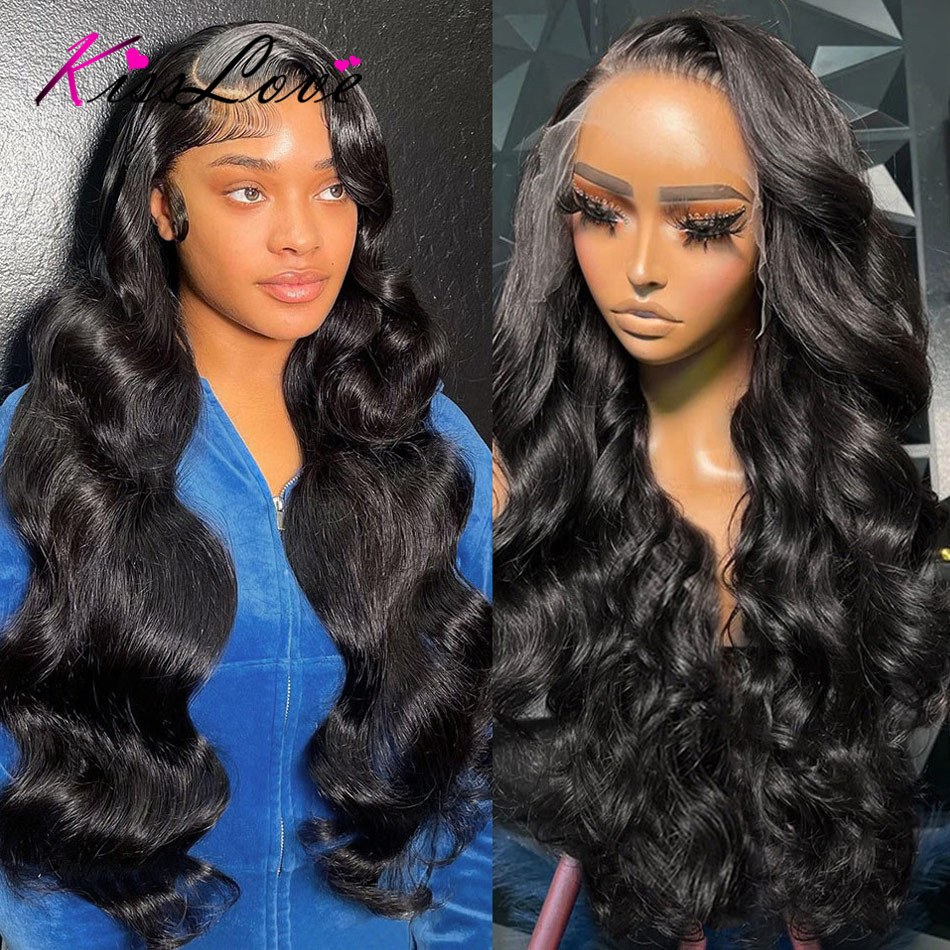 Kiss Love Body Wave 13x4/13x6 HD Parrucche anteriori in pizzo per capelli umani Pre pizzicate 5x5 HD Parrucche con chiusura in pizzo Parrucca frontale in pizzo per capelli umani 360