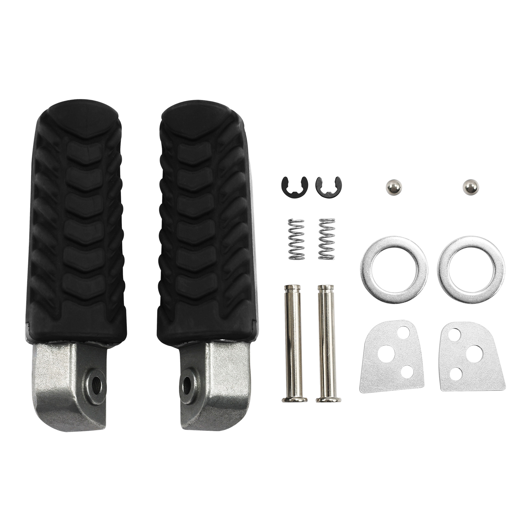 Rear Passenger Footpegs Foot Pegs For Kawasaki Z650 Ninja 650 2017-2025 2022 Motorcycle