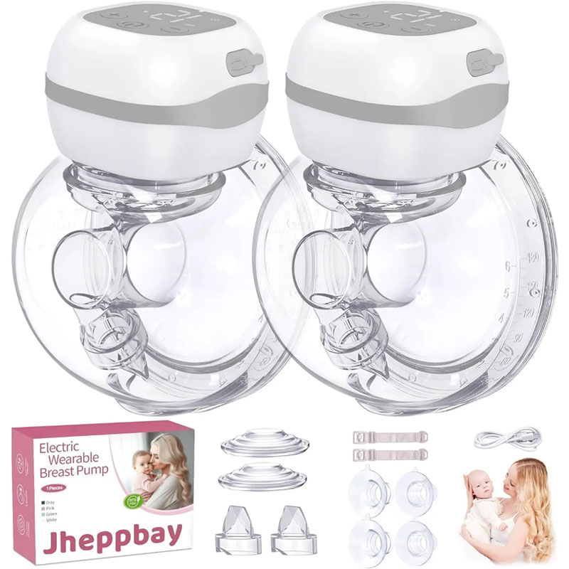 Extractor de leche portátil para amamantar, extractor de leche sin dolor, manos libres, 1200mAh, 3 modos, 12 niveles