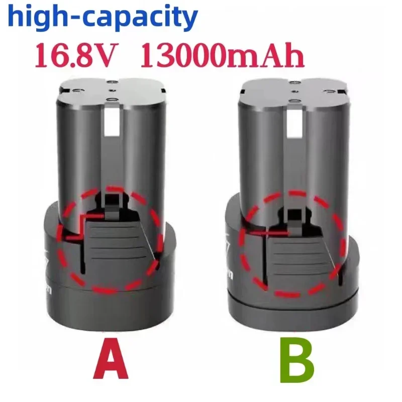 Batterie rechargeable universelle haute capacité 16.8V 13000mAh pour outils électriques, tournevis électrique, perceuse électrique, batterie Li-ion