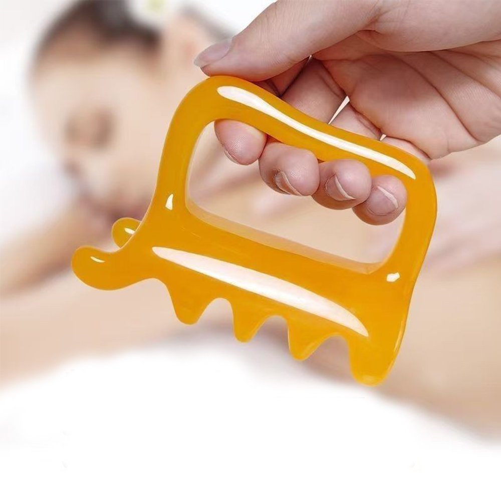 Ferramentas de massagem, desbloqueio de meridiano espinhal, massagem de acupressão de ombro e pescoço, haste de alongamento, placa de ferramentas de raspagem de costas