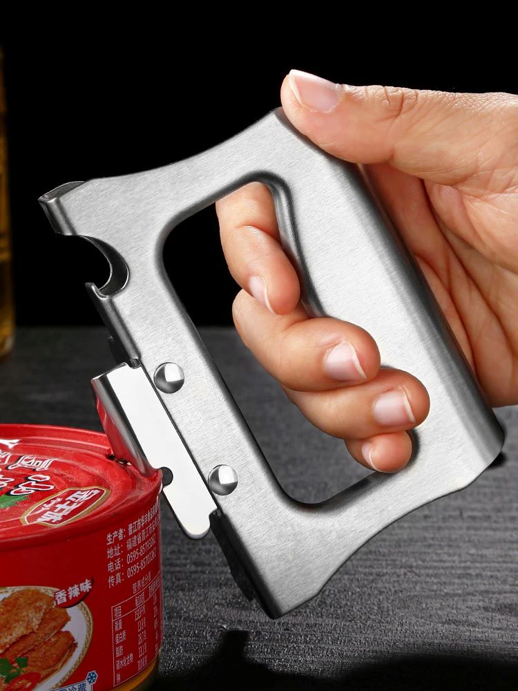Nouveau ouvre-bouteille Portable en acier inoxydable, Gadget de cuisine, ouvre-boîte Portable pour ouvre-bouteille d'urgence, fête