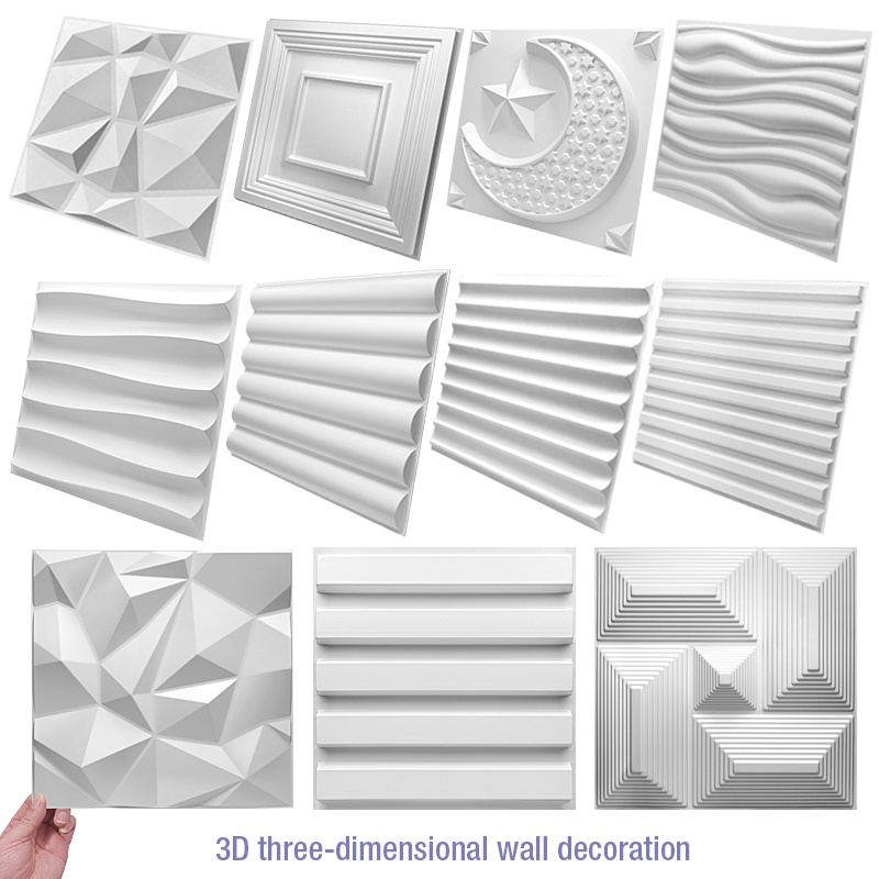 30x30cm decoración de renovación de casa Panel de pared 3D pegatina de pared 3d no autoadhesiva azulejo de ladrillo de piedra papel tapiz impermeable para sala de estar