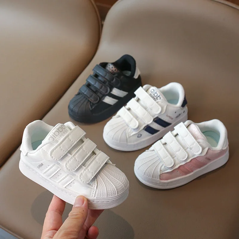 Kids Casual Shoes Sneakers Boys Sport Breathable Tennis Sneaker Baby Children Girls Shoes Spring Fashion White Flat Running Shoe