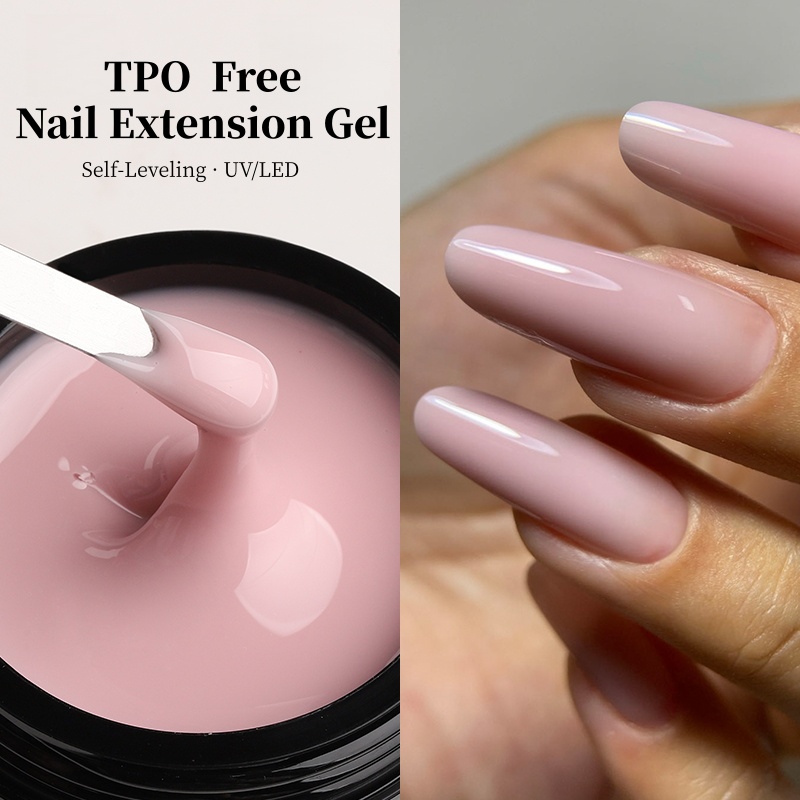 MSHARE 50 мл детский розовый гель для наращивания ногтей Hema Tpo Free Gel для наращивания ногтей самовыравнивающийся гель для наращивания ногтей UV Led