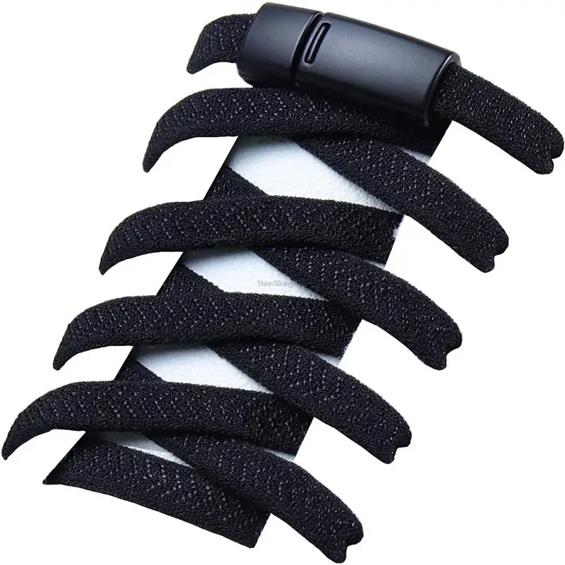 Magnetic Locking Shoelaces without ties Sneakers elastic laces  Children Adults Quick On/Off Shoelaces Shoe accessories 1 Pair