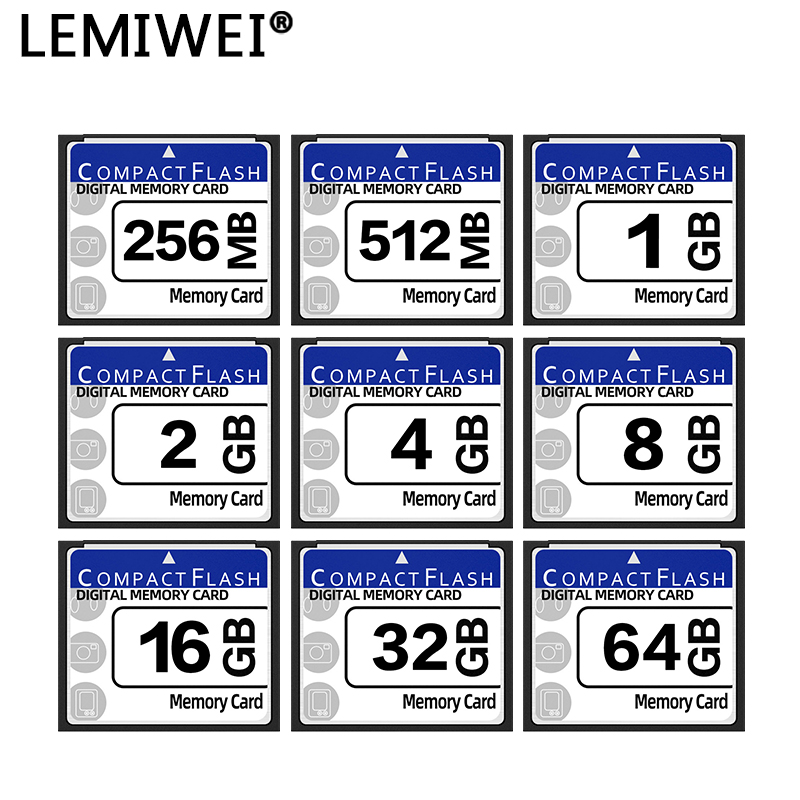 Kartu Memori Lemiwei Kapasitas Asli 100% Asli 64GB Kartu CF 32GB 8GB 16GB Kartu Flash Kompak untuk Kamera Komputer