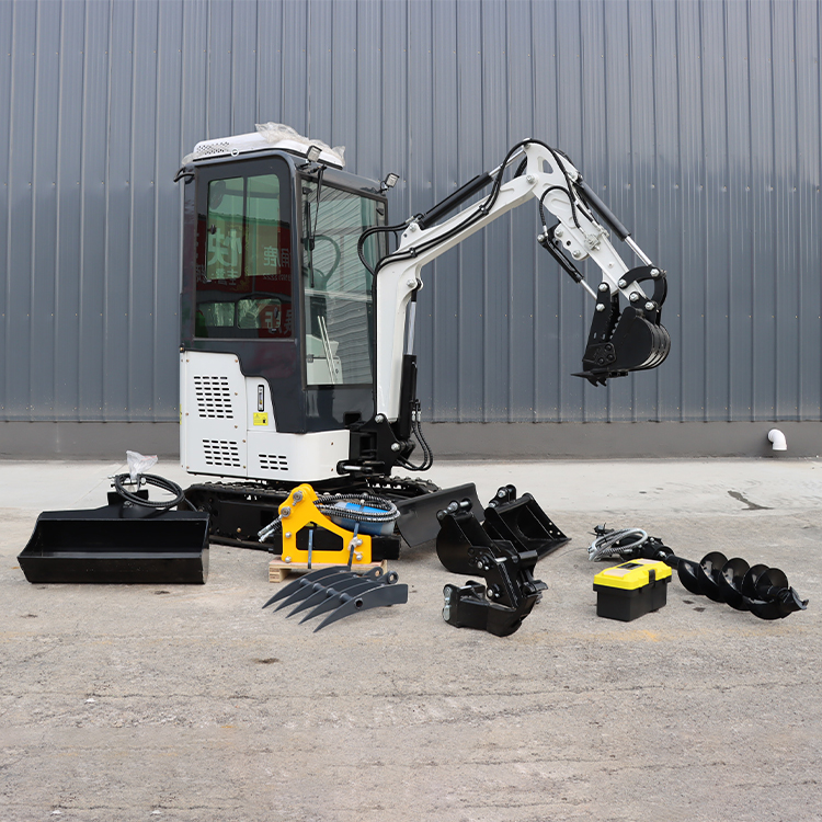 Home Use EPA Excavator Diesel Kubota Engine Bagger Micro Digger 1 Ton 1.5 Ton Mini Excavator for Sale