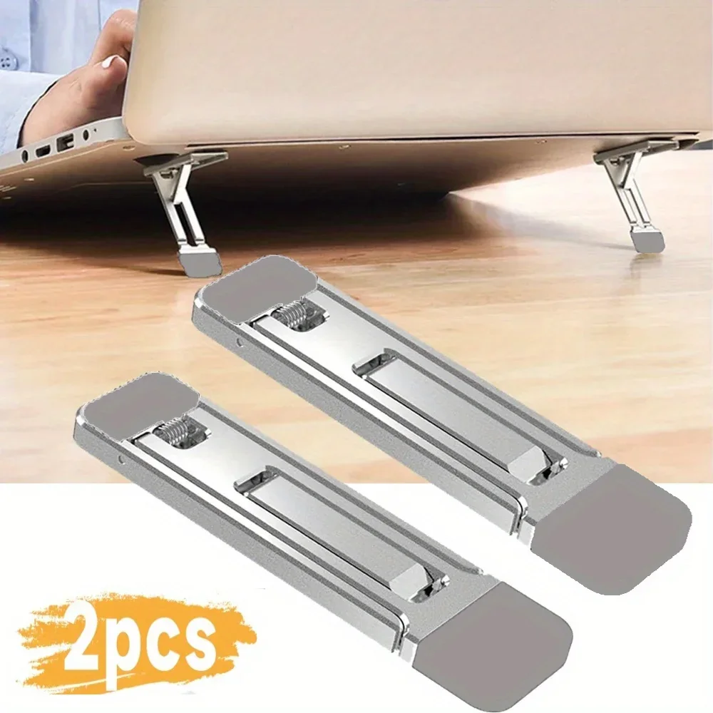Upgrade {3-Speed Verstelbare} Laptopstandaard En Aluminium Opvouwbare Draagbare Mini-Standaard Voor Mobiele Telefoons Compatibel Met Macbook